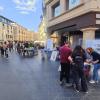 Foto de la Plaza del Torico con todos los participantes